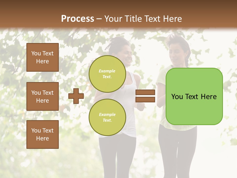 Body Adults Run PowerPoint Template