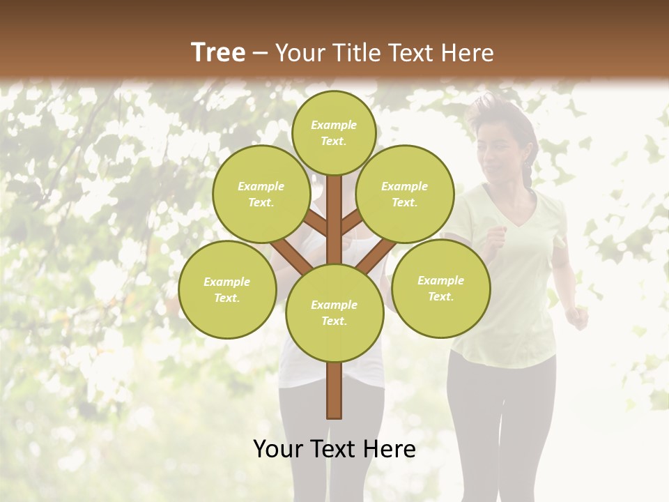 Body Adults Run PowerPoint Template