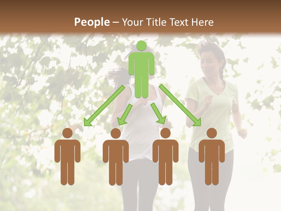 Body Adults Run PowerPoint Template