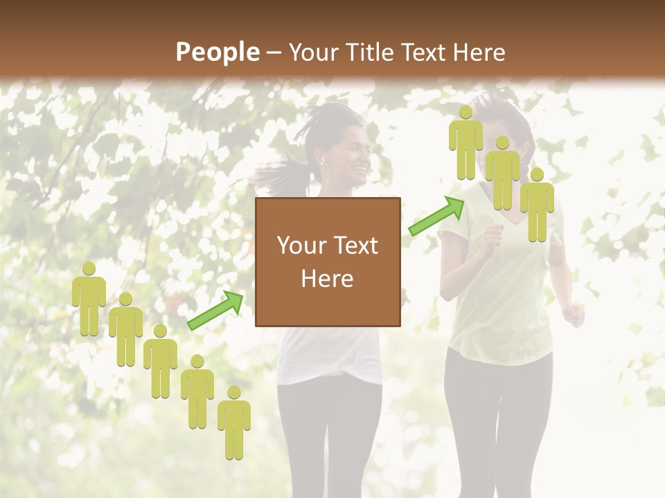 Body Adults Run PowerPoint Template