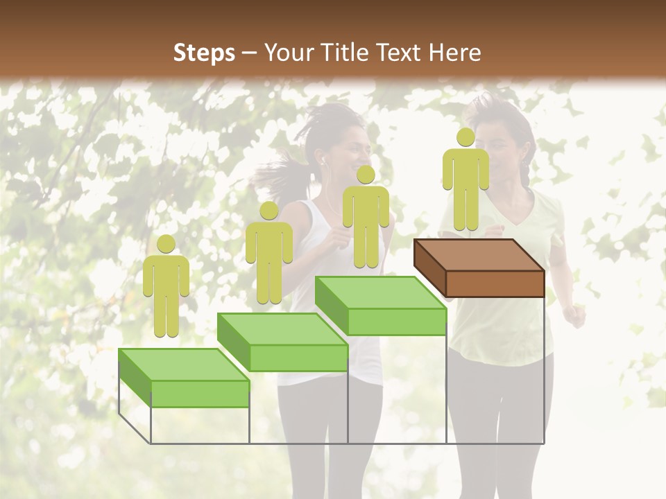 Body Adults Run PowerPoint Template