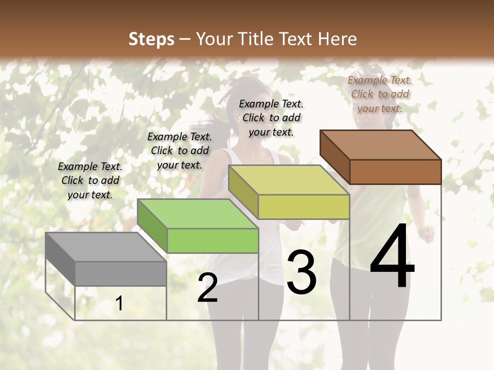 Body Adults Run PowerPoint Template