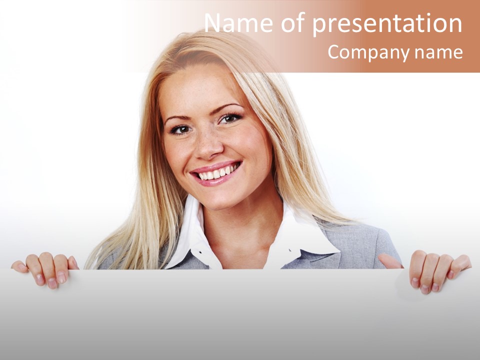 People White Isolated PowerPoint Template