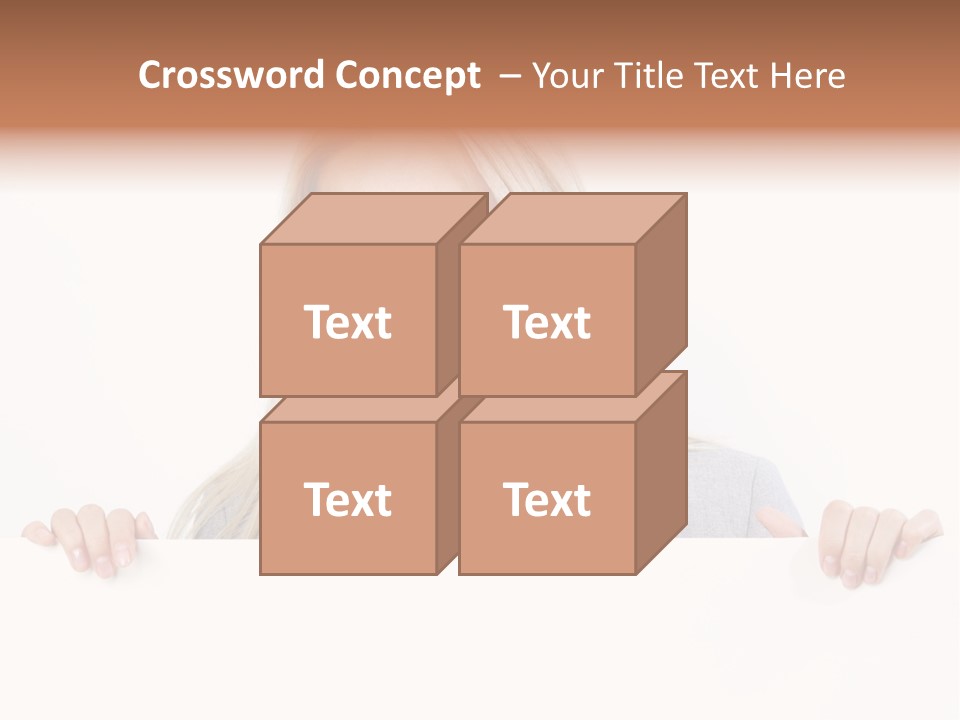 People White Isolated PowerPoint Template