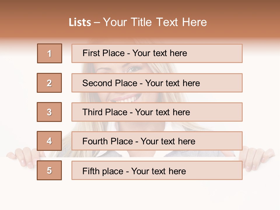 People White Isolated PowerPoint Template