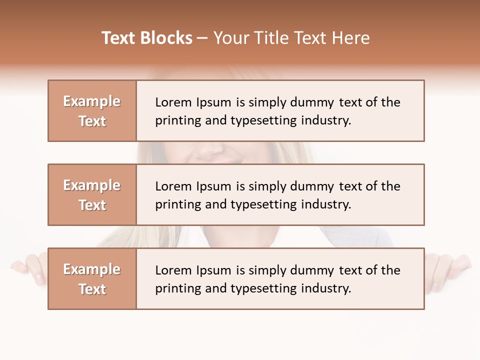 People White Isolated PowerPoint Template