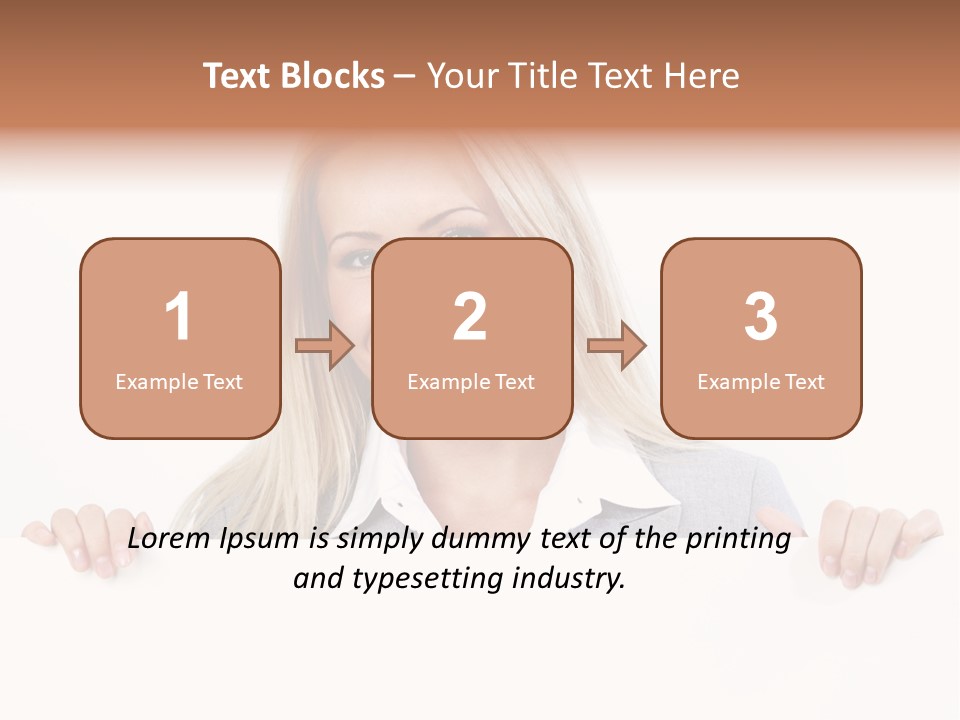 People White Isolated PowerPoint Template