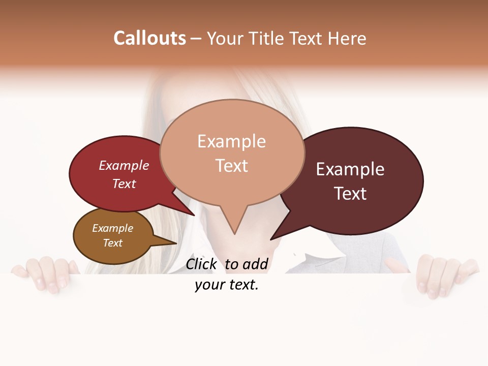 People White Isolated PowerPoint Template