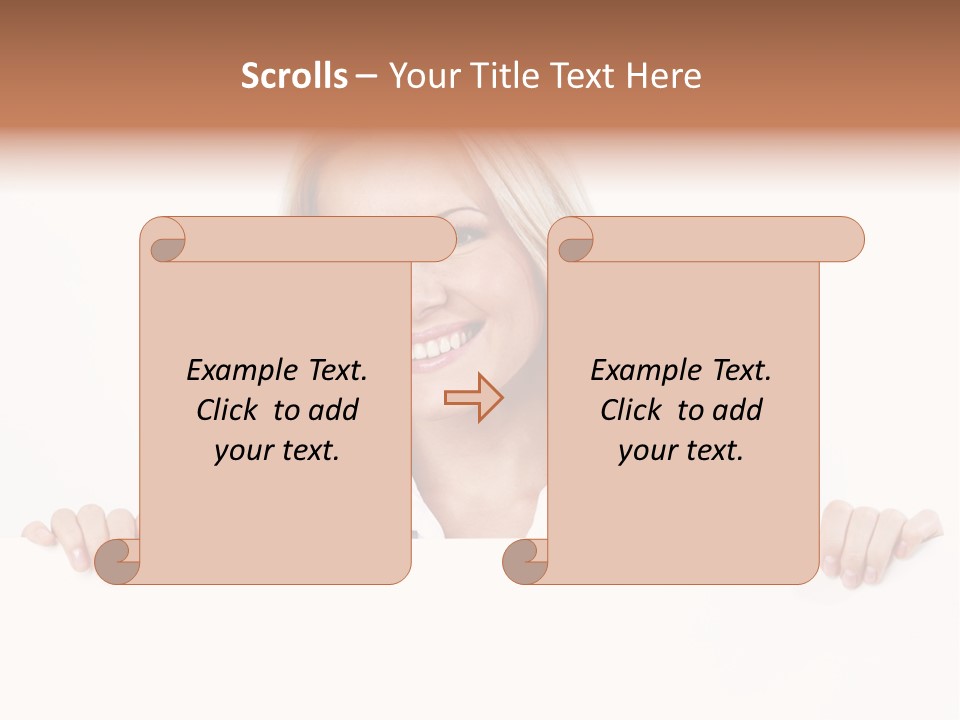 People White Isolated PowerPoint Template