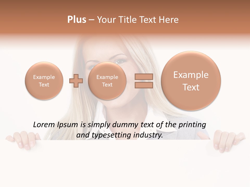 People White Isolated PowerPoint Template