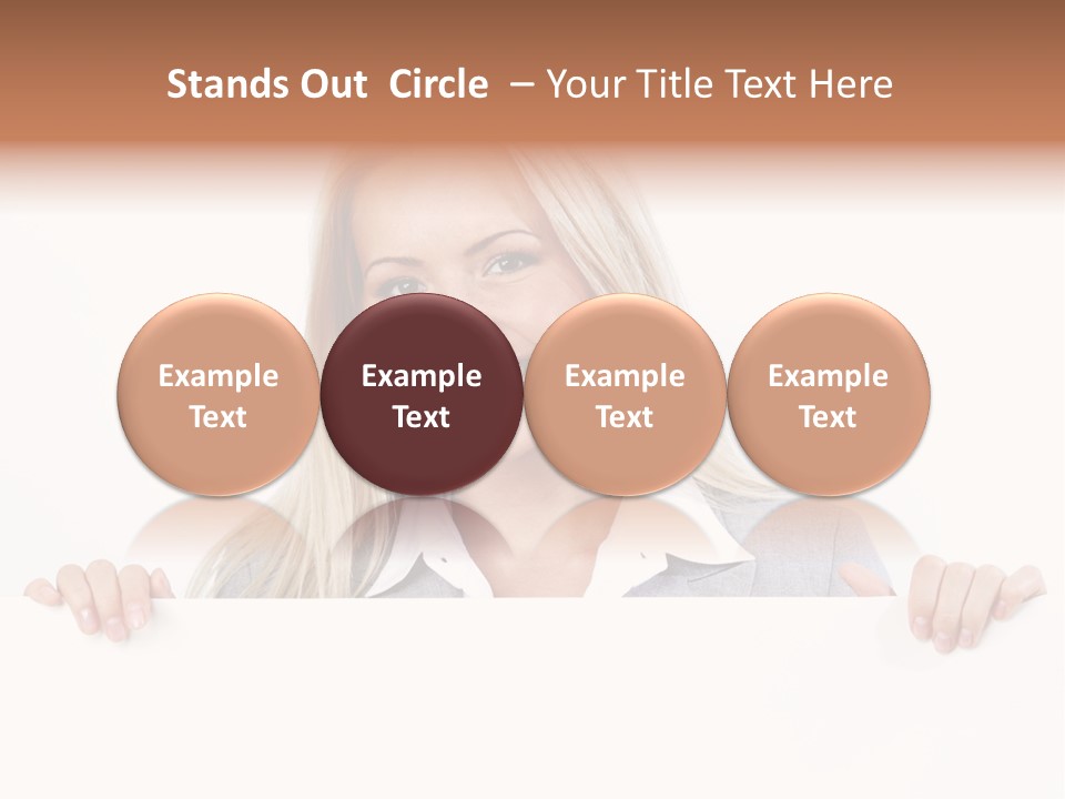 People White Isolated PowerPoint Template