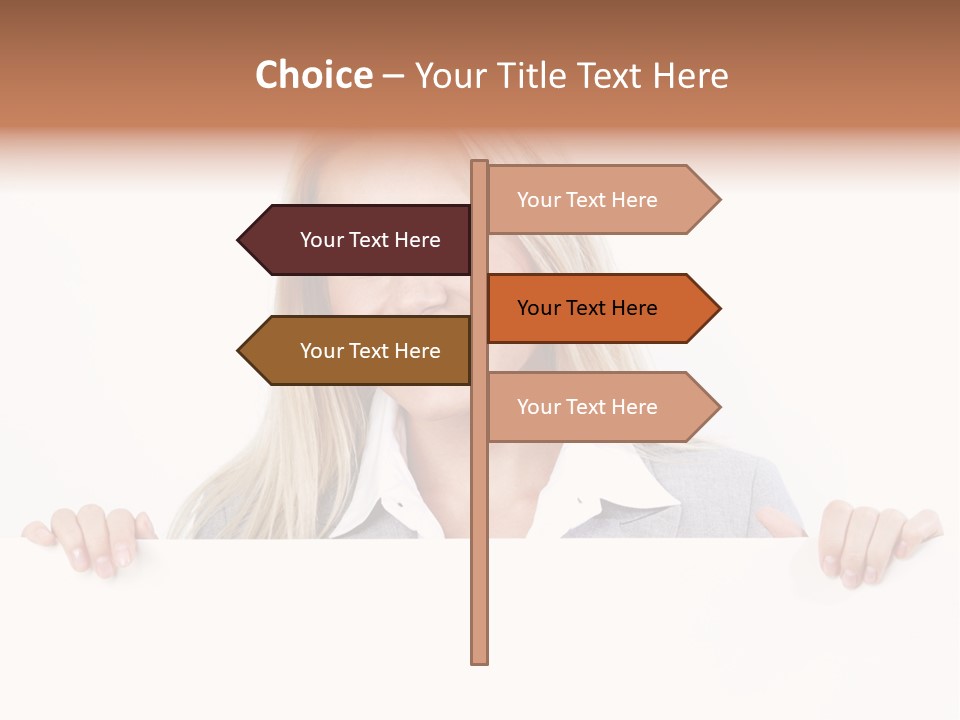 People White Isolated PowerPoint Template