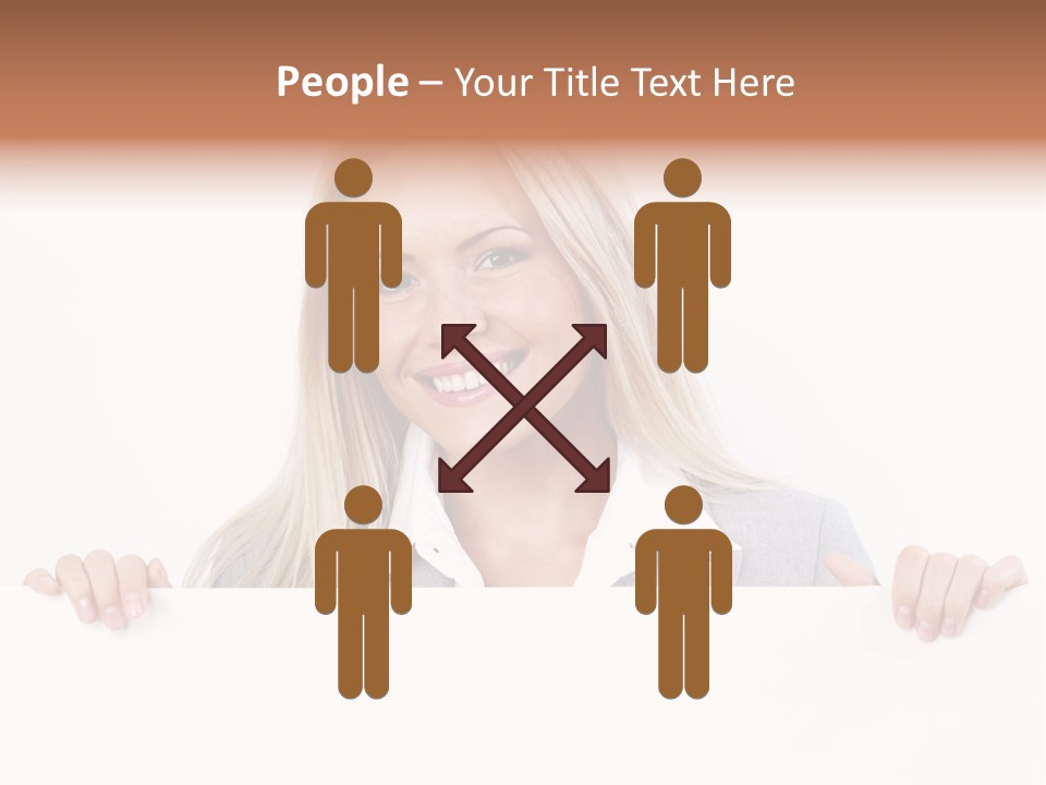 People White Isolated PowerPoint Template