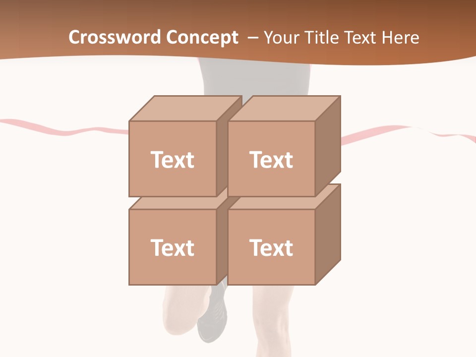 Leotard Triumph  PowerPoint Template