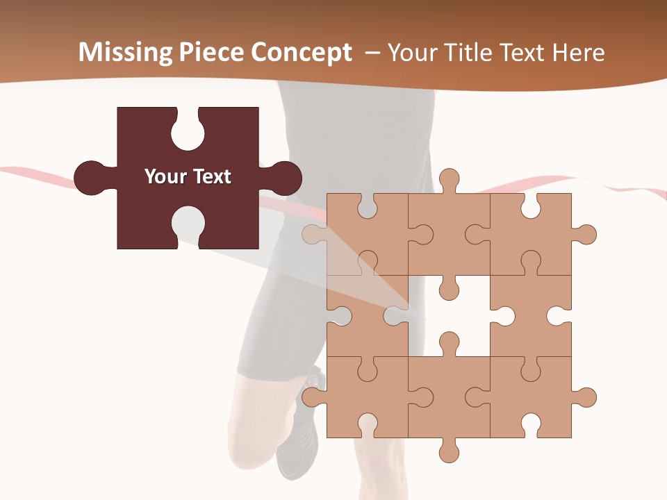 Leotard Triumph  PowerPoint Template