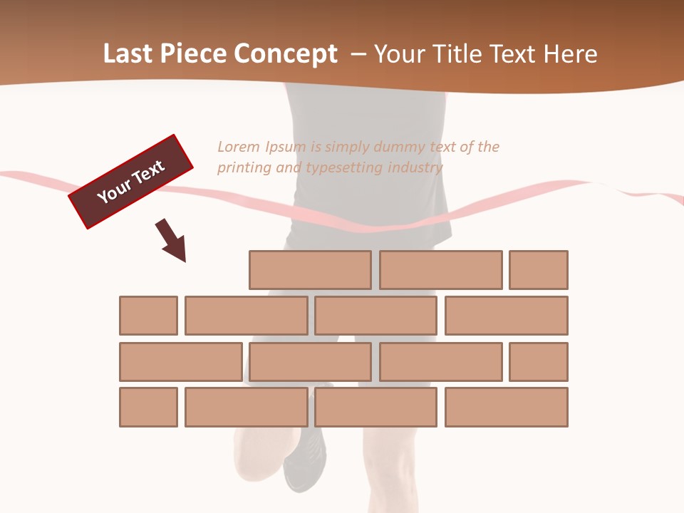 Leotard Triumph  PowerPoint Template