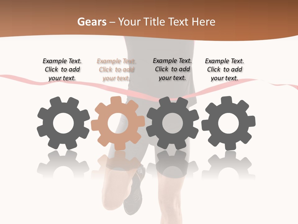 Leotard Triumph  PowerPoint Template