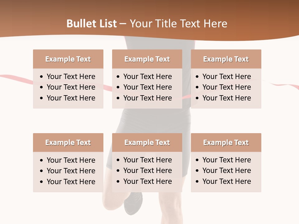 Leotard Triumph  PowerPoint Template