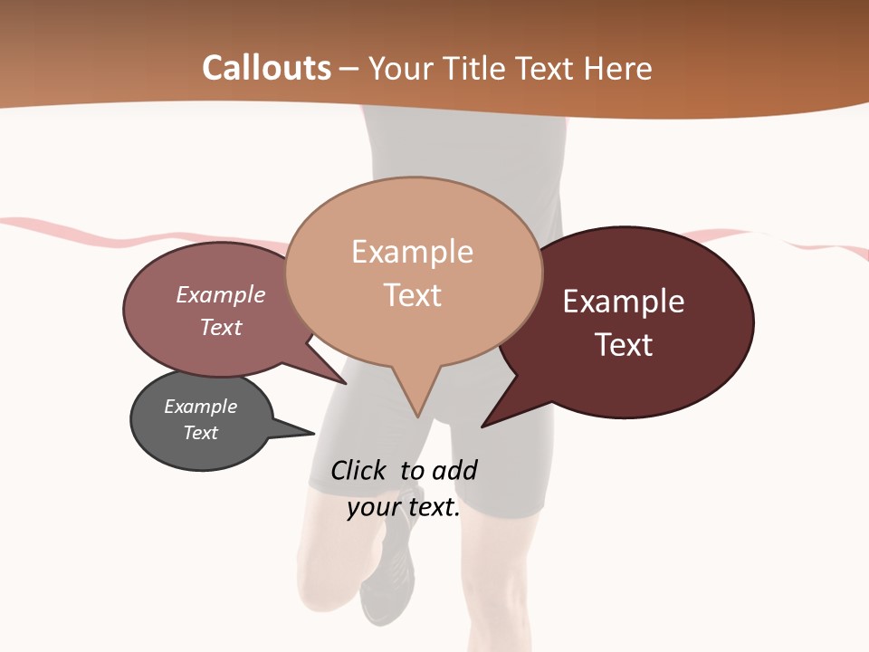 Leotard Triumph  PowerPoint Template