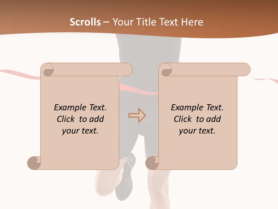 Leotard Triumph  PowerPoint Template