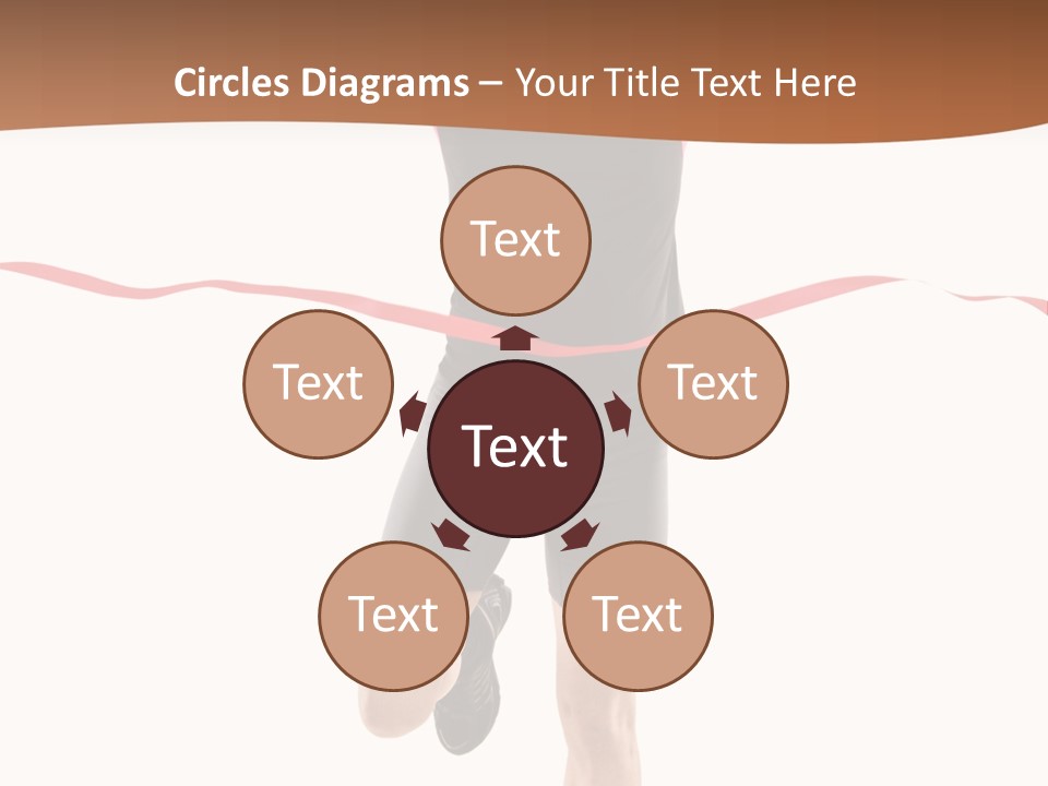 Leotard Triumph  PowerPoint Template