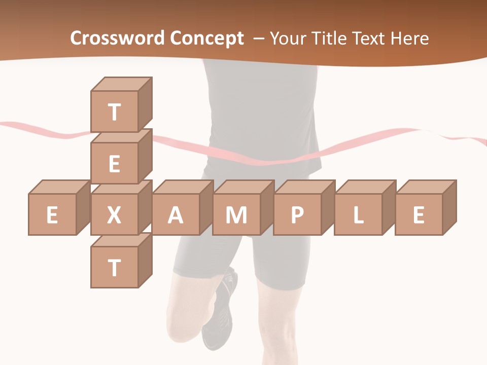 Leotard Triumph  PowerPoint Template