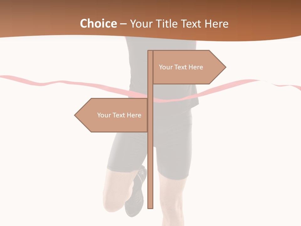 Leotard Triumph  PowerPoint Template