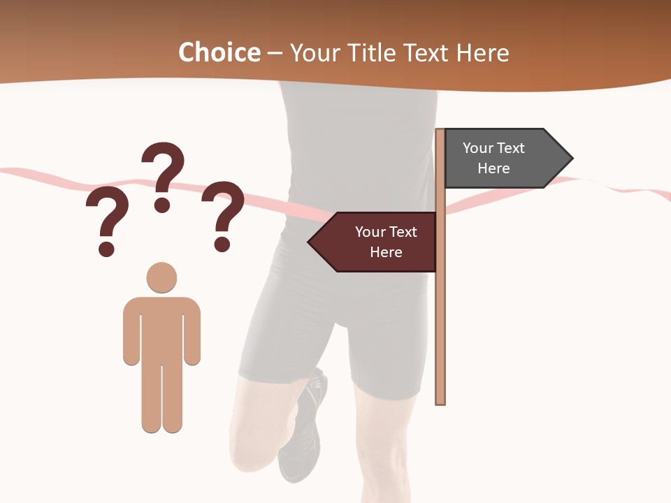 Leotard Triumph  PowerPoint Template