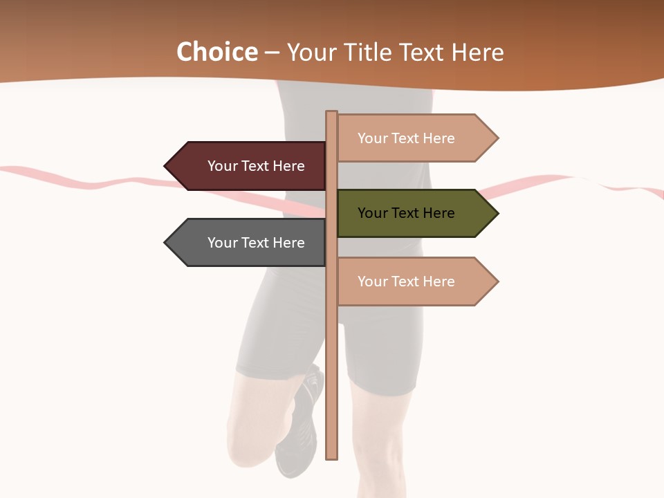 Leotard Triumph  PowerPoint Template