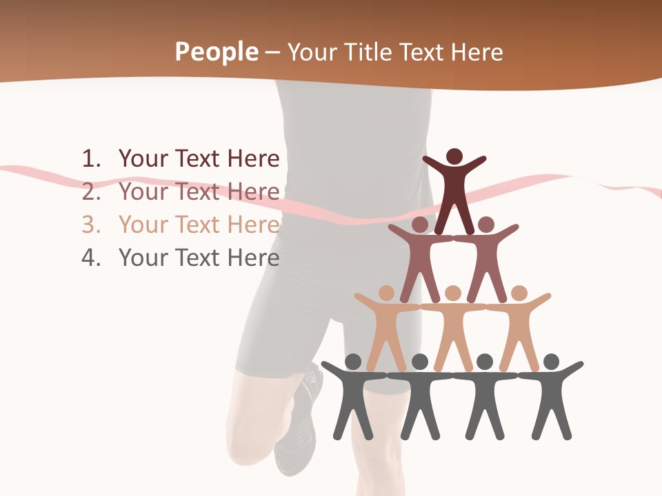 Leotard Triumph  PowerPoint Template