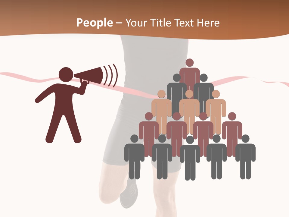 Leotard Triumph  PowerPoint Template