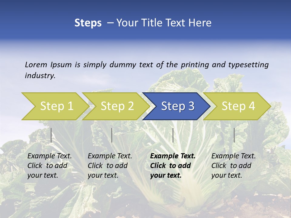 Background Salad Leaf PowerPoint Template