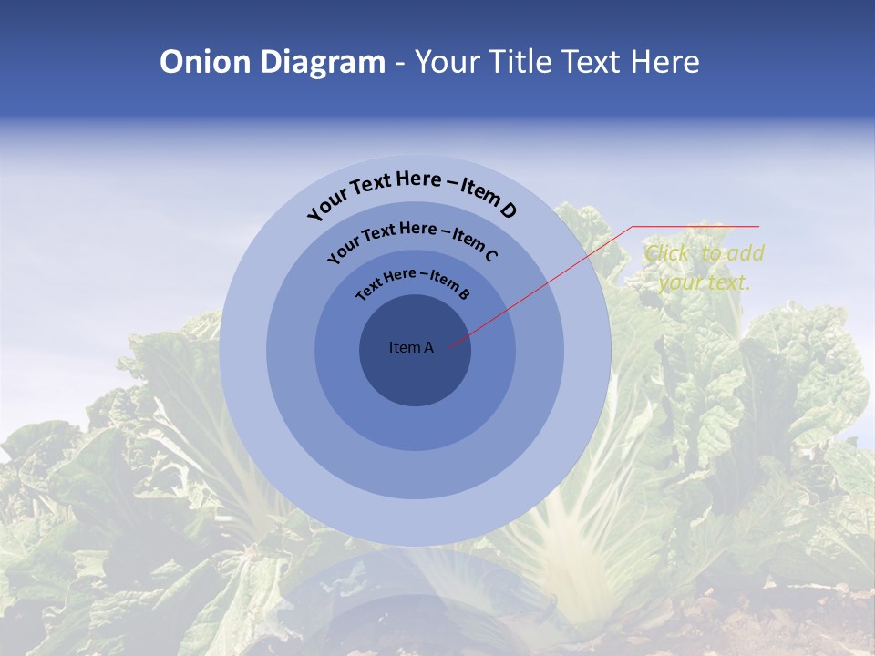 Background Salad Leaf PowerPoint Template