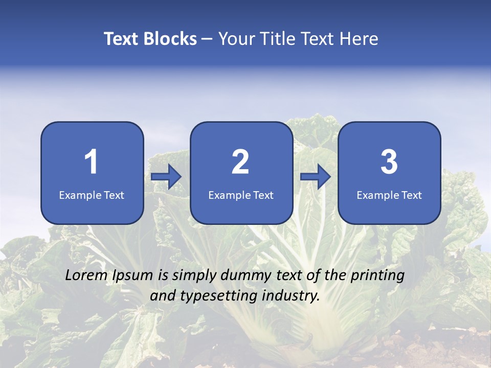 Background Salad Leaf PowerPoint Template