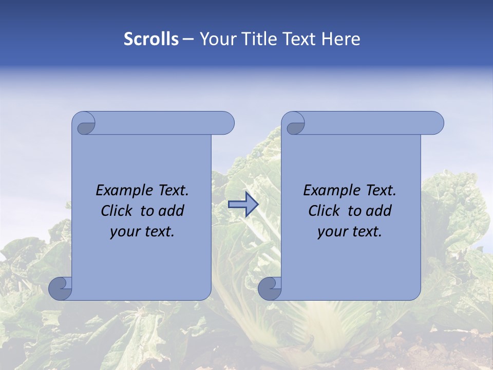 Background Salad Leaf PowerPoint Template