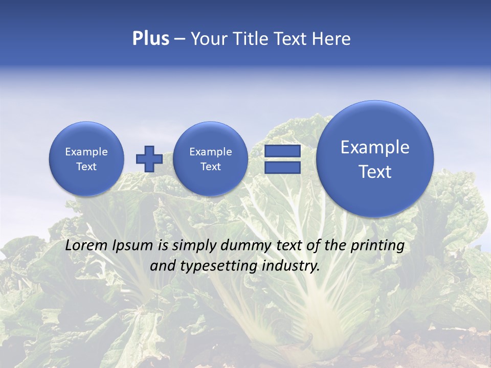Background Salad Leaf PowerPoint Template