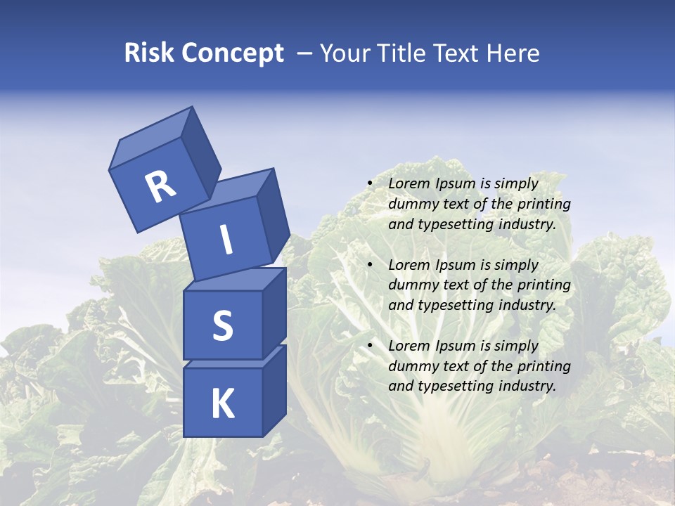 Background Salad Leaf PowerPoint Template