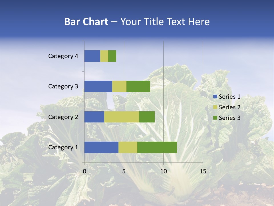 Background Salad Leaf PowerPoint Template