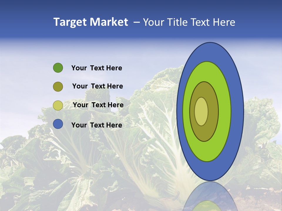 Background Salad Leaf PowerPoint Template