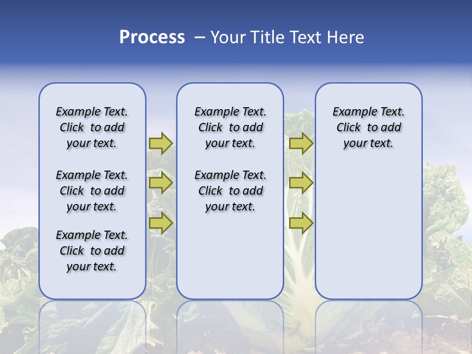 Background Salad Leaf PowerPoint Template