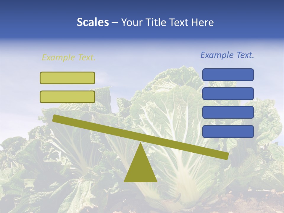 Background Salad Leaf PowerPoint Template