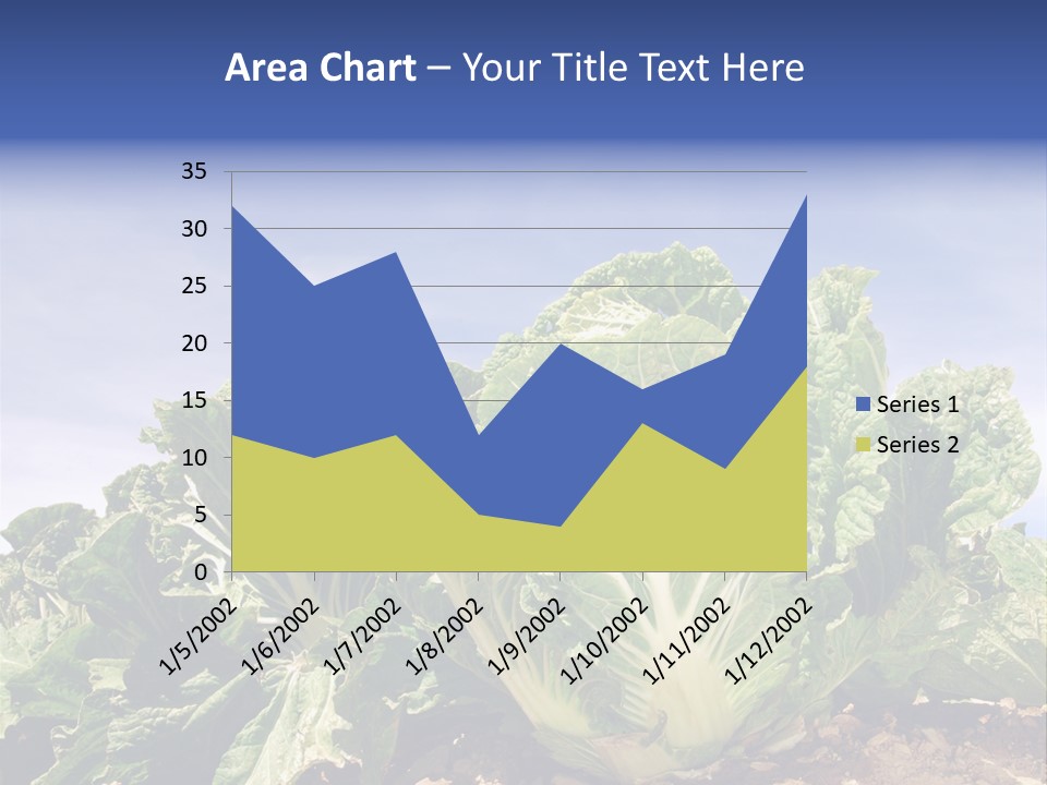 Background Salad Leaf PowerPoint Template