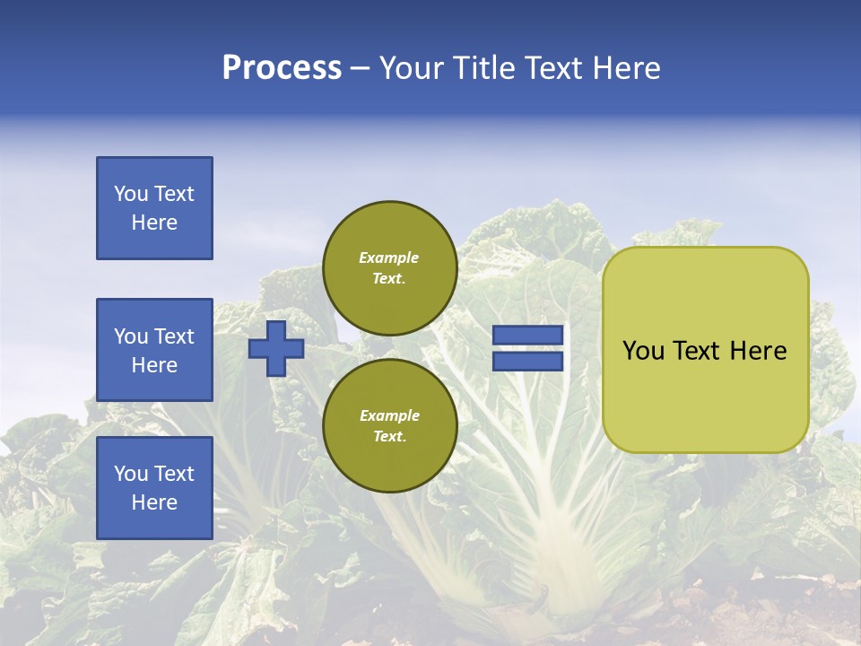 Background Salad Leaf PowerPoint Template