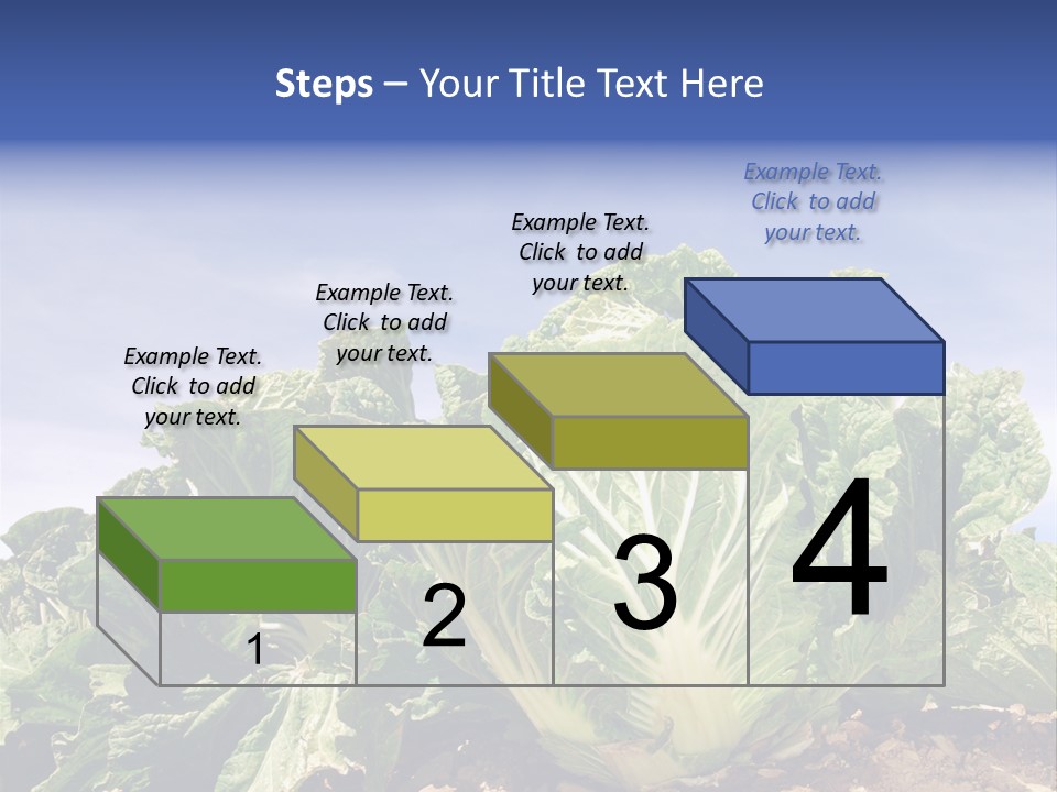 Background Salad Leaf PowerPoint Template
