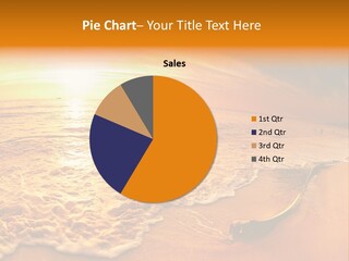 Fisheye Beach Sea PowerPoint Template