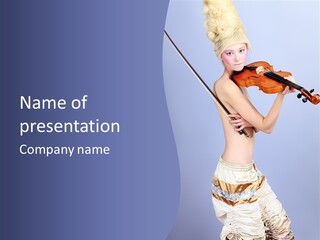 Alto Girl Artistic PowerPoint Template