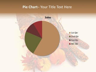 October Thanksgiving Cornucopia PowerPoint Template