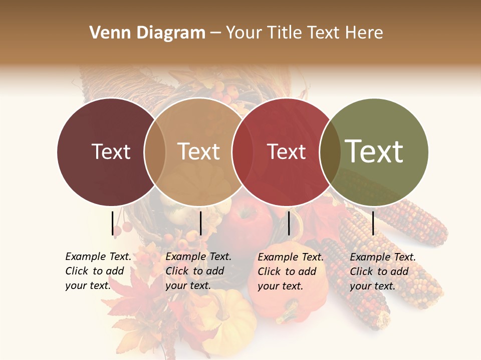 October Thanksgiving Cornucopia PowerPoint Template