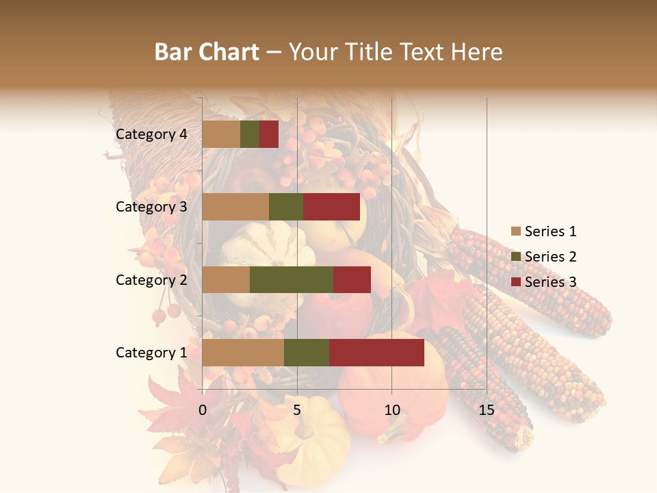 October Thanksgiving Cornucopia PowerPoint Template