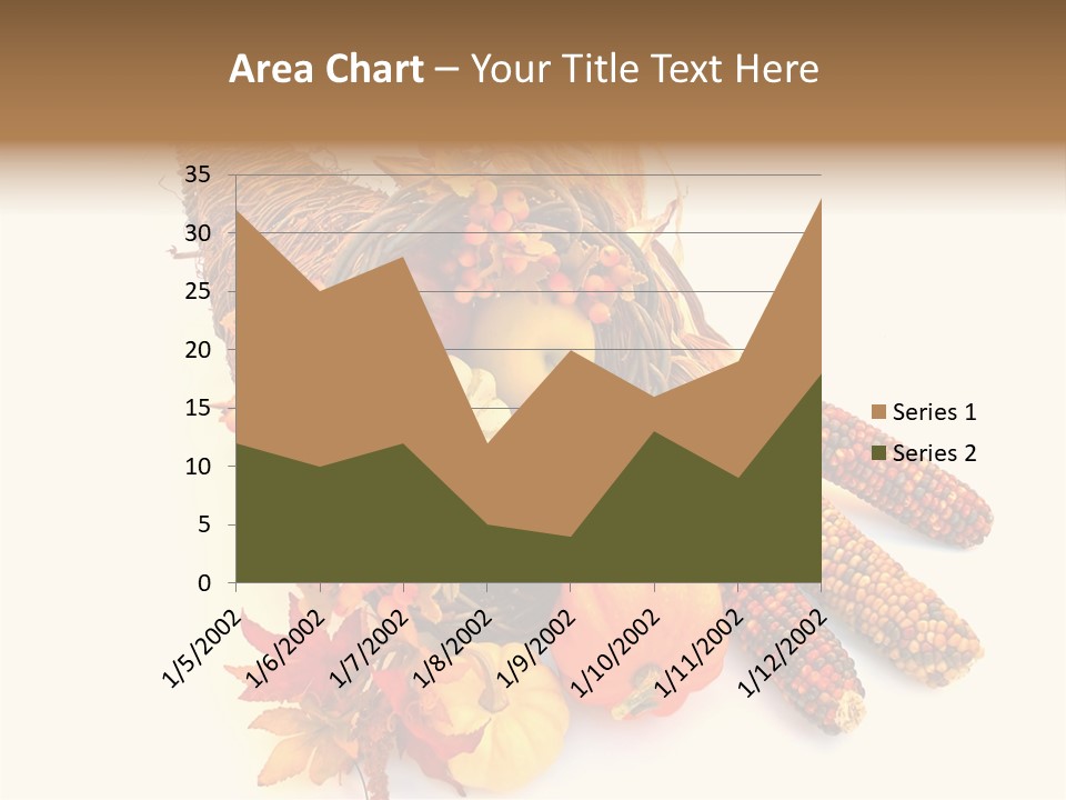 October Thanksgiving Cornucopia PowerPoint Template